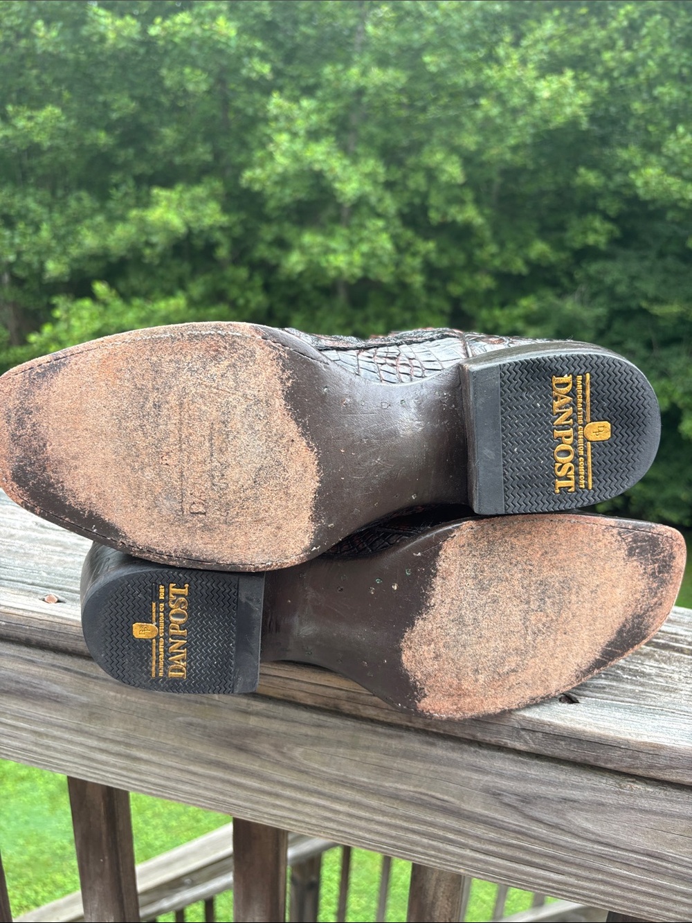 Dan Post Exotic Caiman boots bayou size 10.5 Cowboy western - Picture 14 of 17
